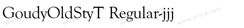 GoudyOldStyT Regular字体转换